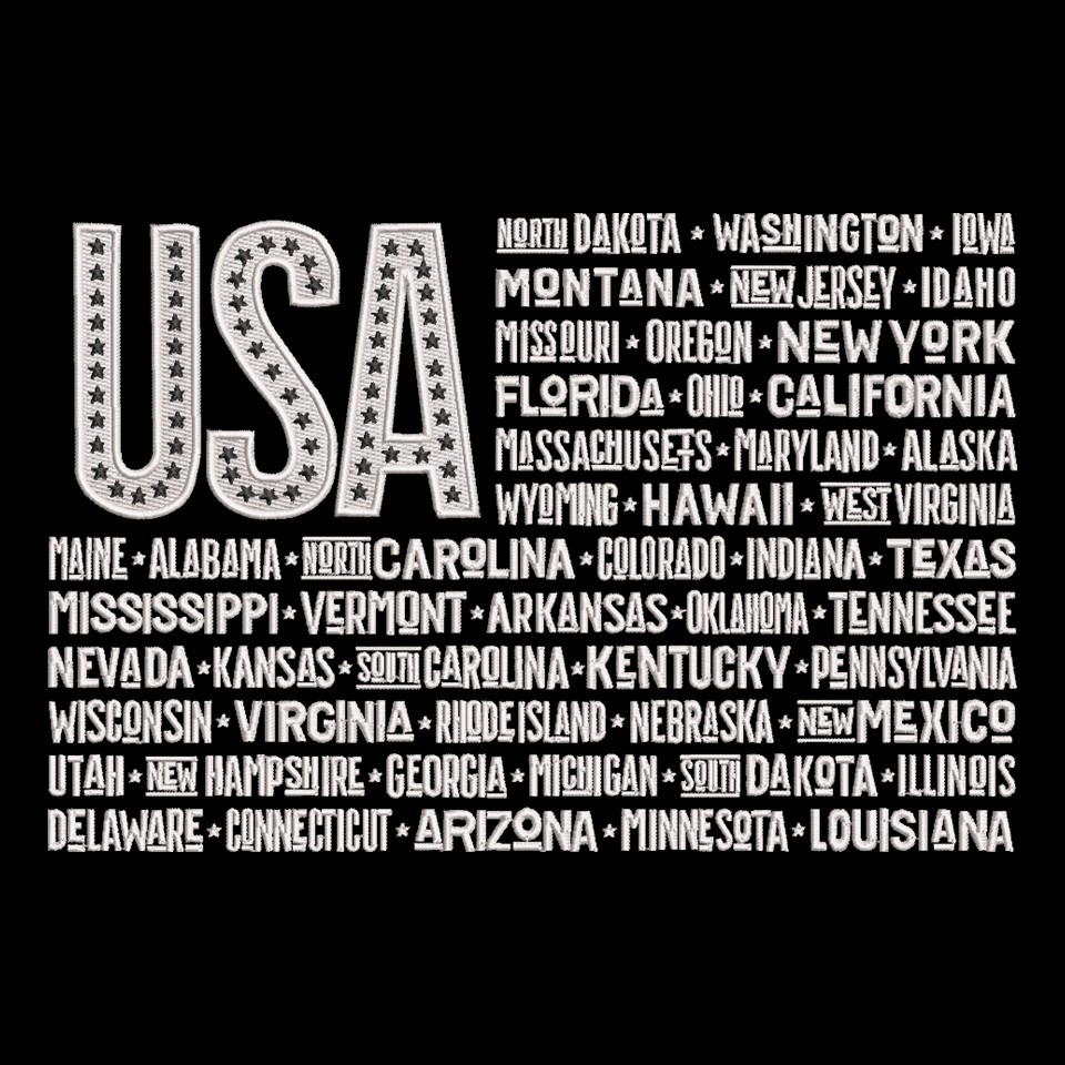 USA States Design USA States Design