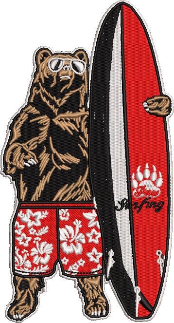 Surf Bear Design