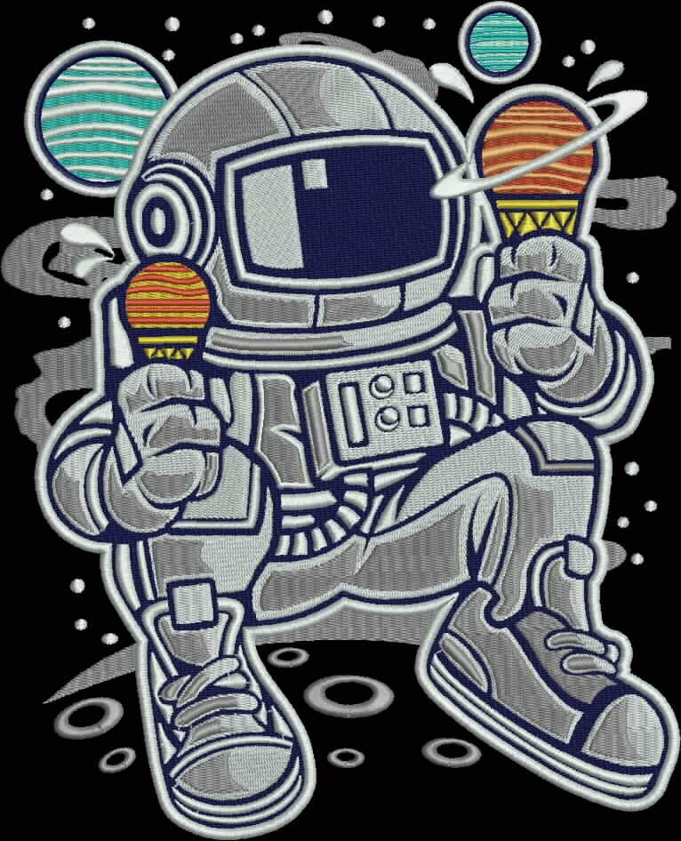 Astronaut with Ice Cream Astronaut with Ice Cream