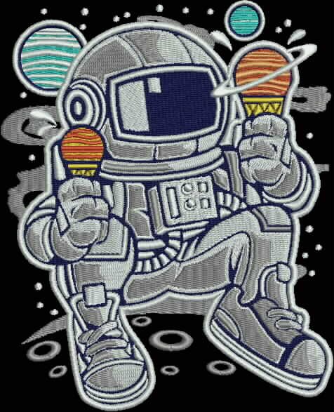Astronaut with Ice Cream Astronaut with Ice Cream