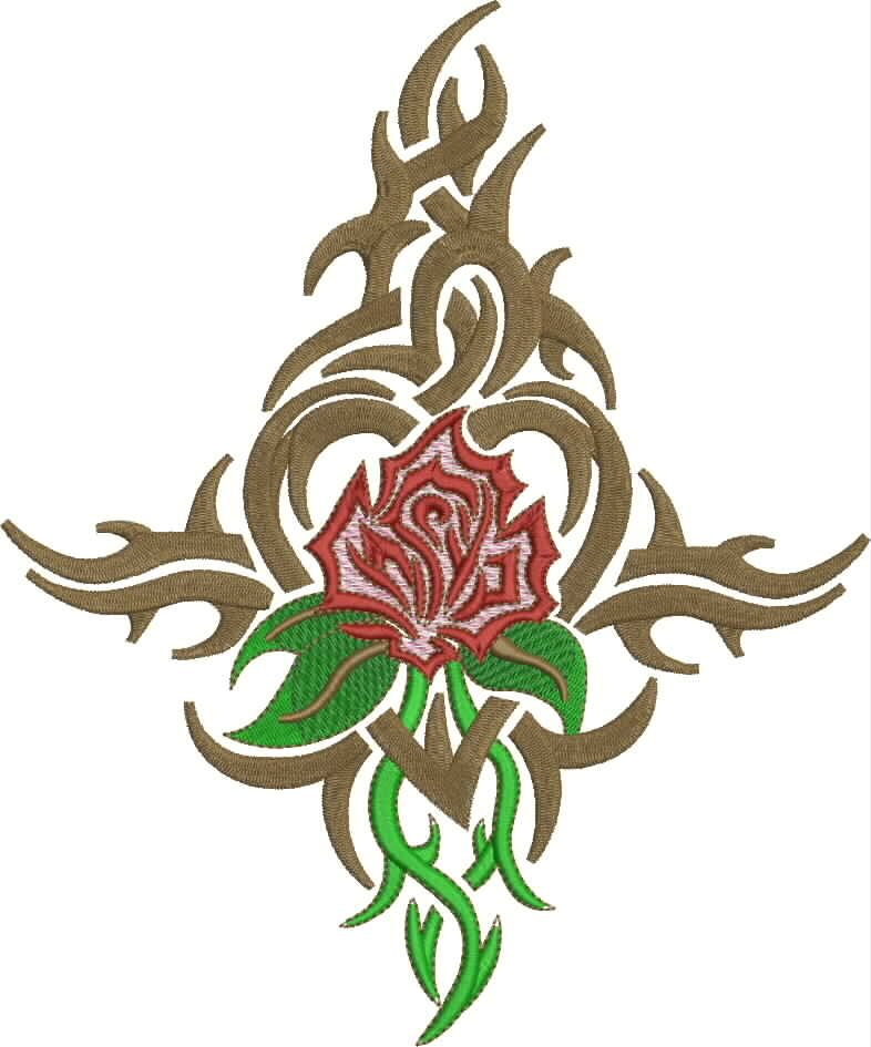 Rose Embroidery Rose Embroidery