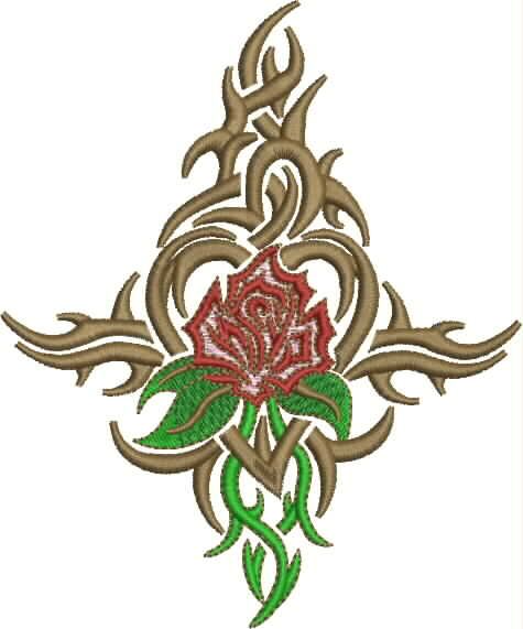 Rose Embroidery Rose Embroidery