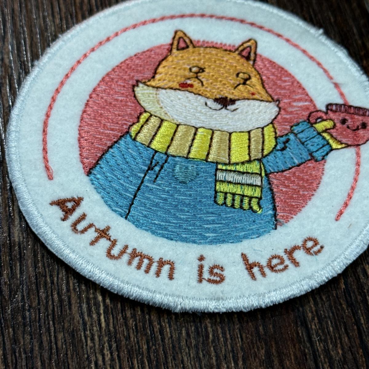 Autumn Is Here Fox ITH Coaster Autumn Is Here Fox ITH Coaster
