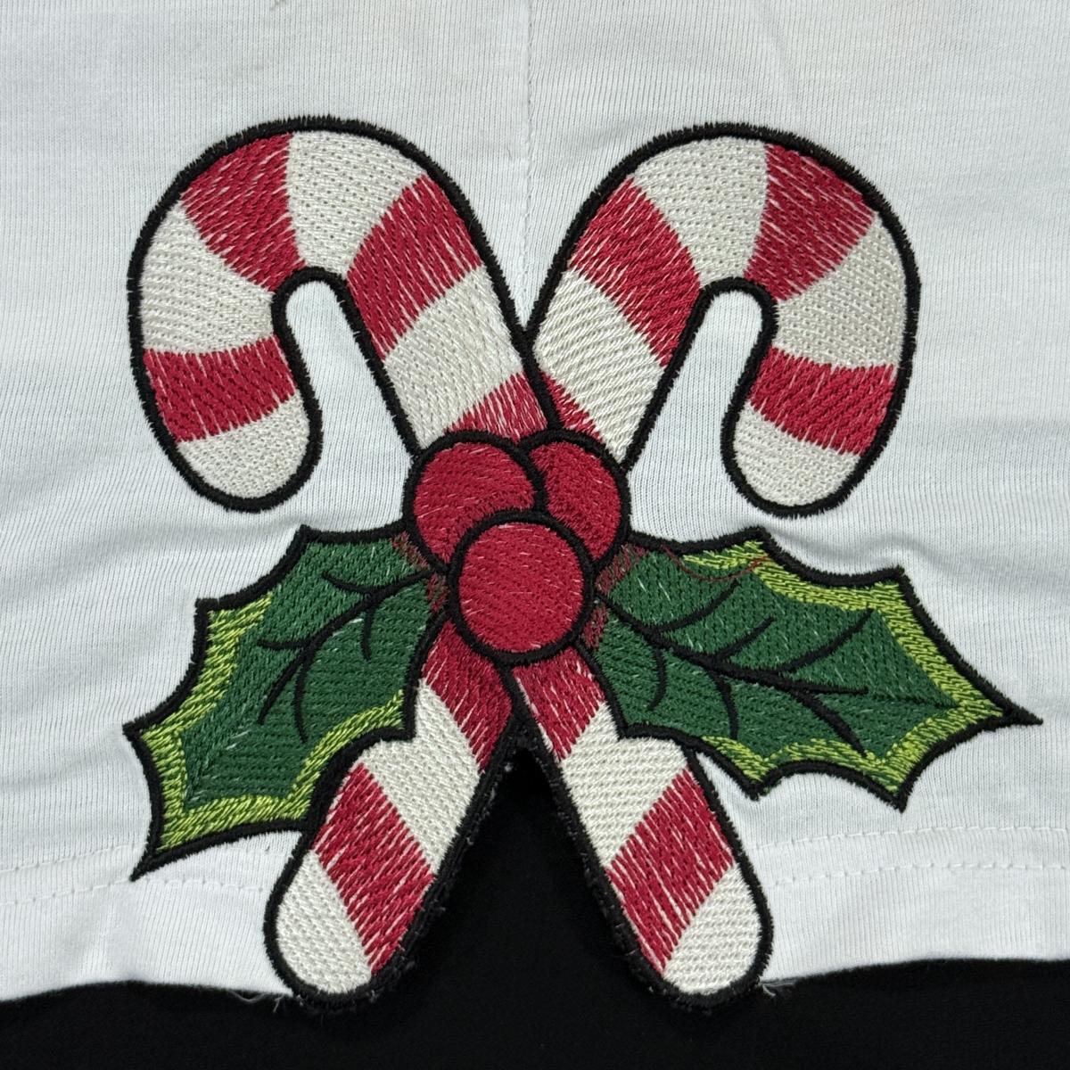 Candy Cane Split Bow Candy Cane Split Bow