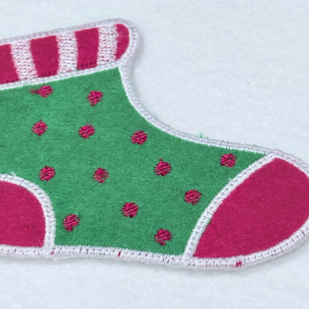 Christmas Stocking Mugrug Christmas Stocking Mugrug