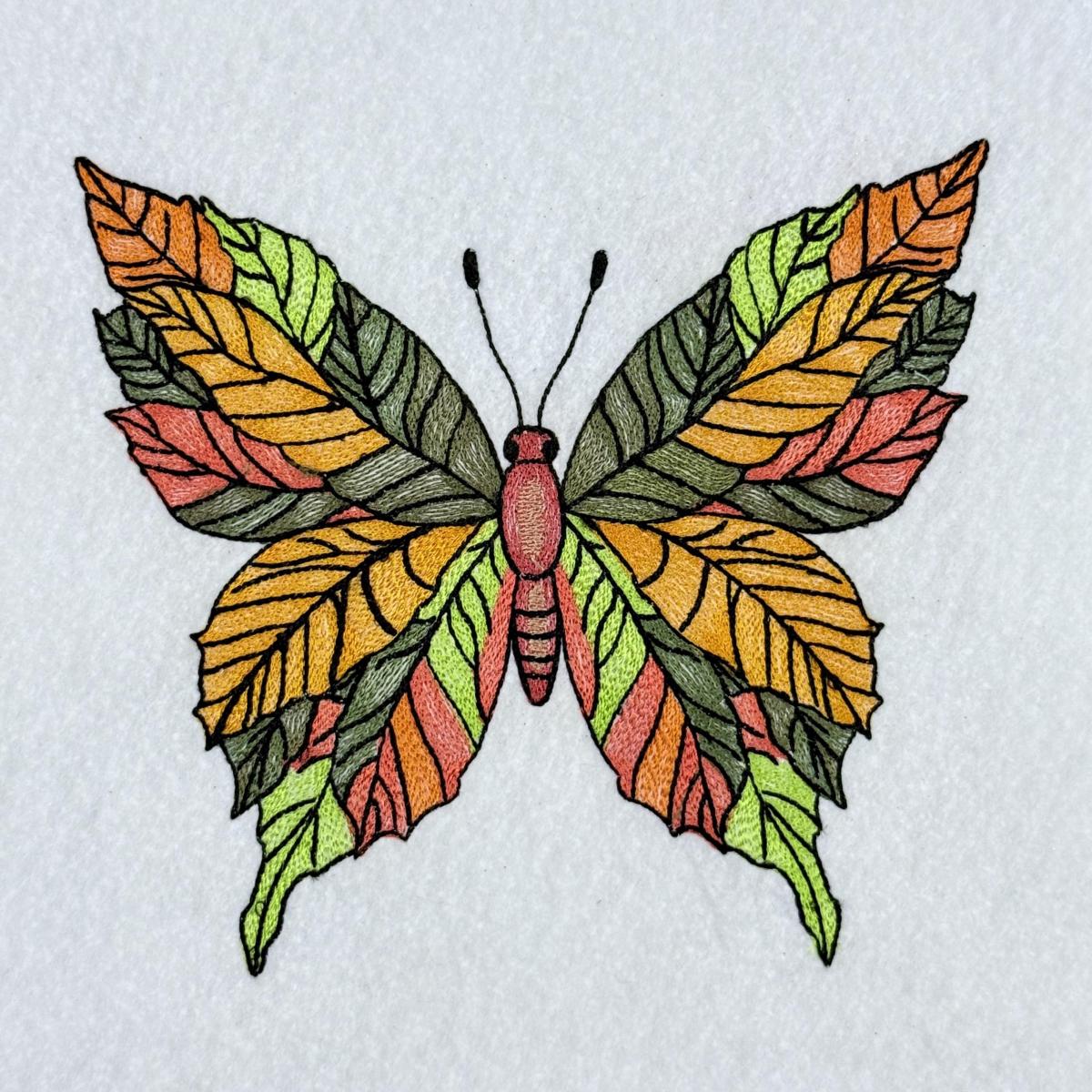 Fall Leaf Butterfly Fall Leaf Butterfly