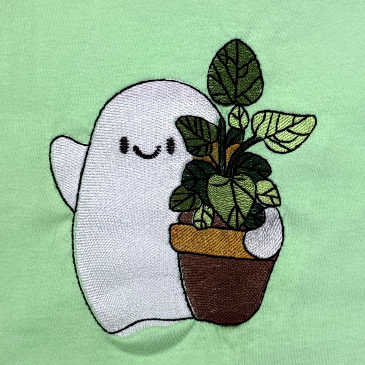 Ghost With Potted Plant Ghost With Potted Plant