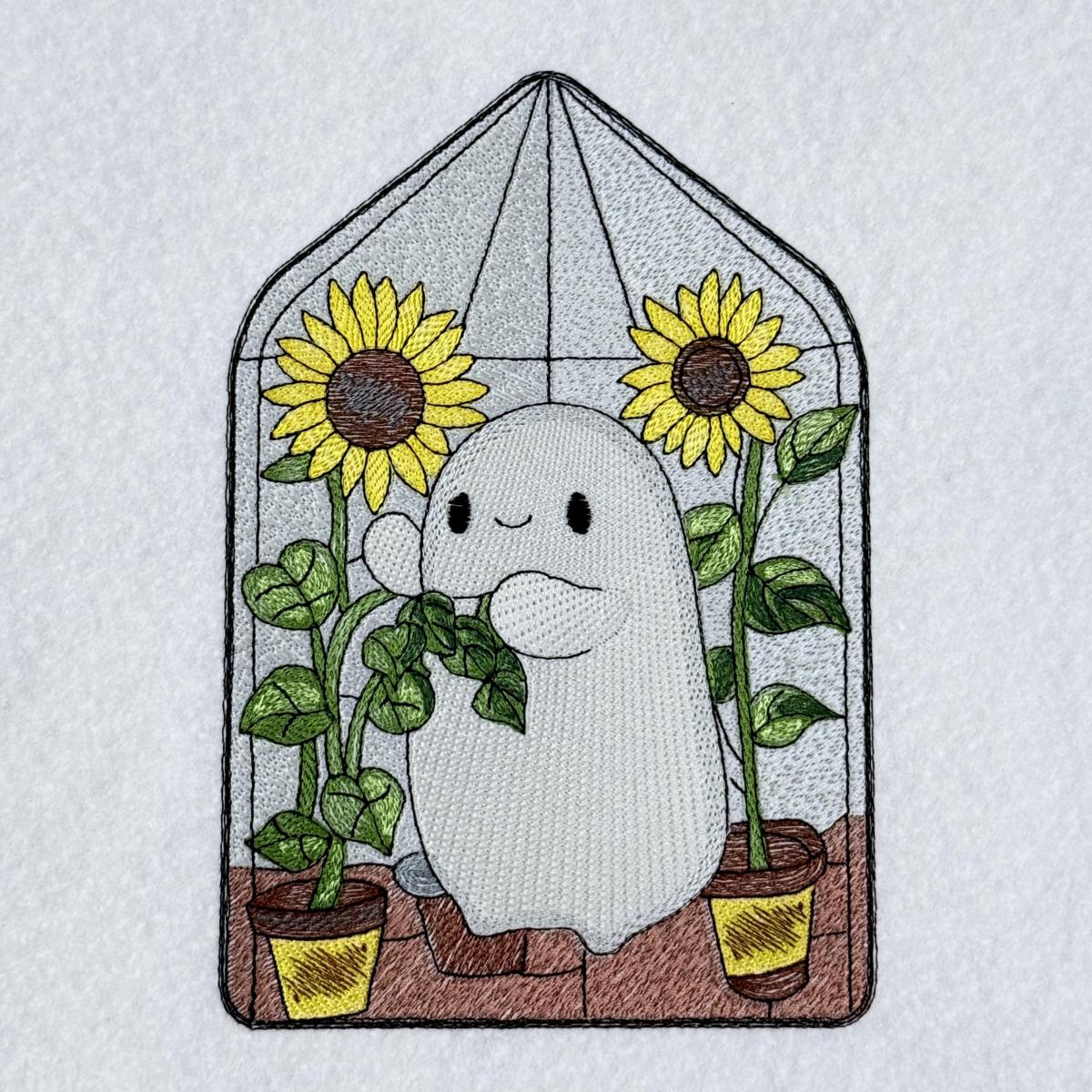 Ghost With Sunflowers Ghost With Sunflowers
