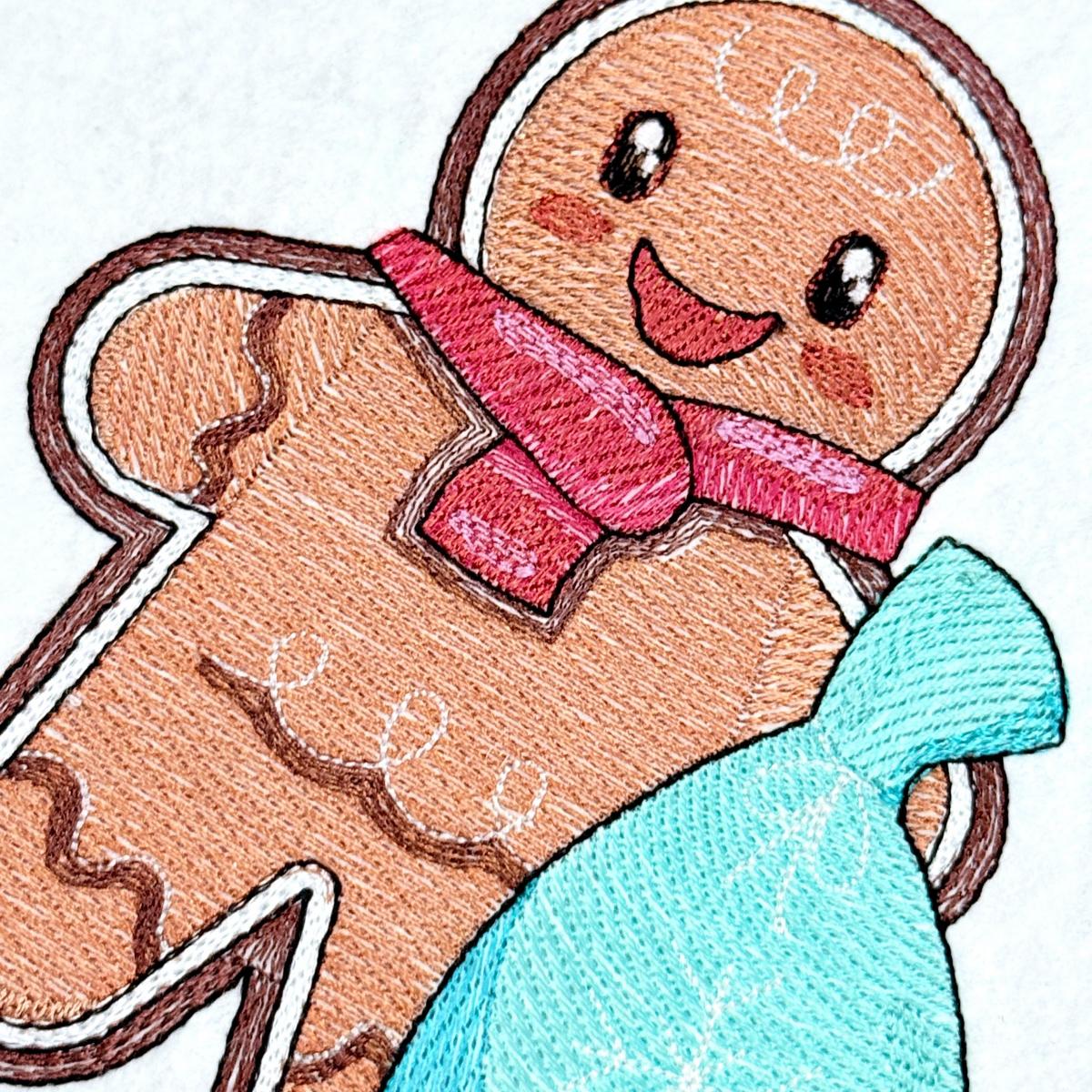 Gingerbread With Gift Bag Gingerbread With Gift Bag