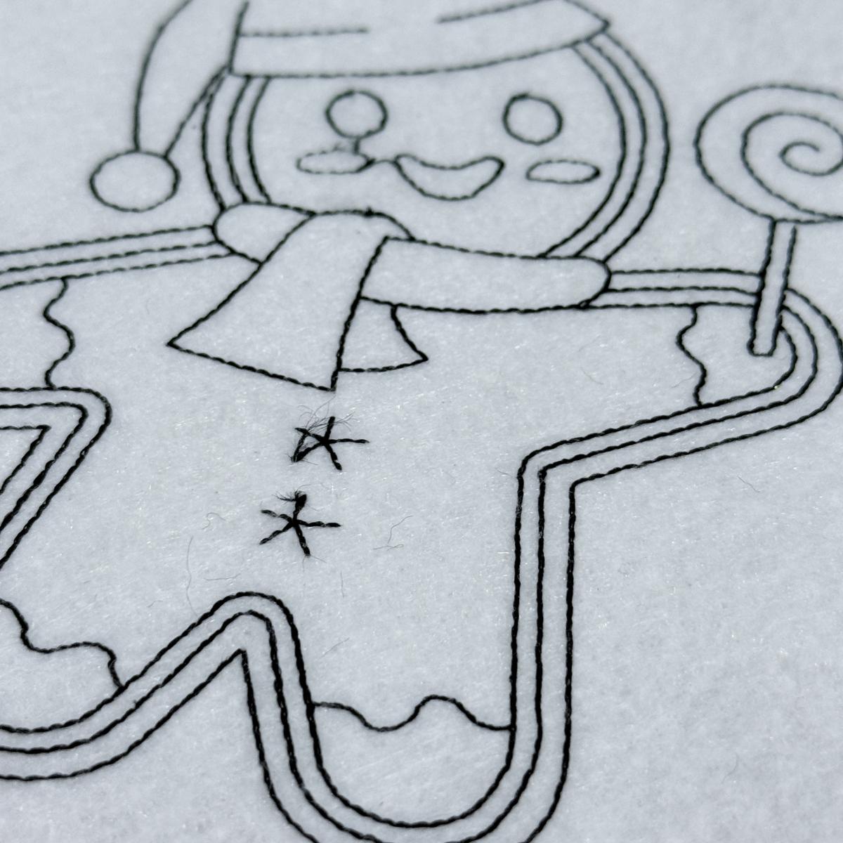 Gingerbread Man With Lollipop Line Art Gingerbread Man With Lollipop Line Art