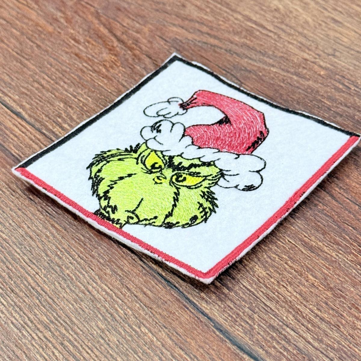 Grumpy Christmas Thief Coaster ITH Grumpy Christmas Thief Coaster ITH