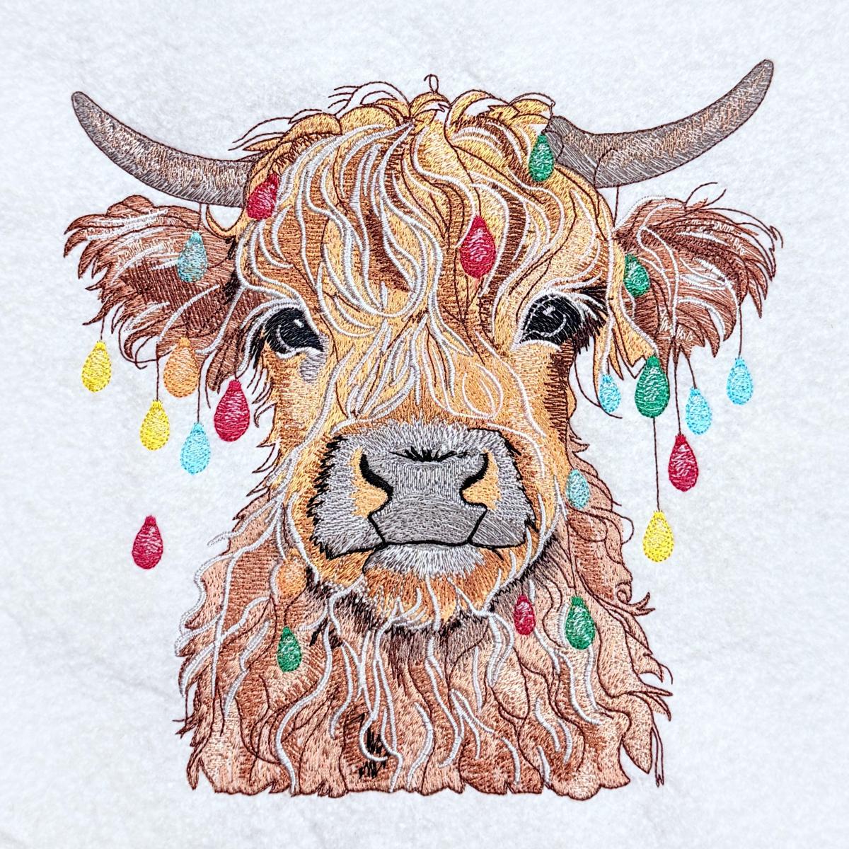 Highland Cow With Christmas Lights - Free in Sep Value Pack Highland Cow With Christmas Lights - Free in Sep Value Pack