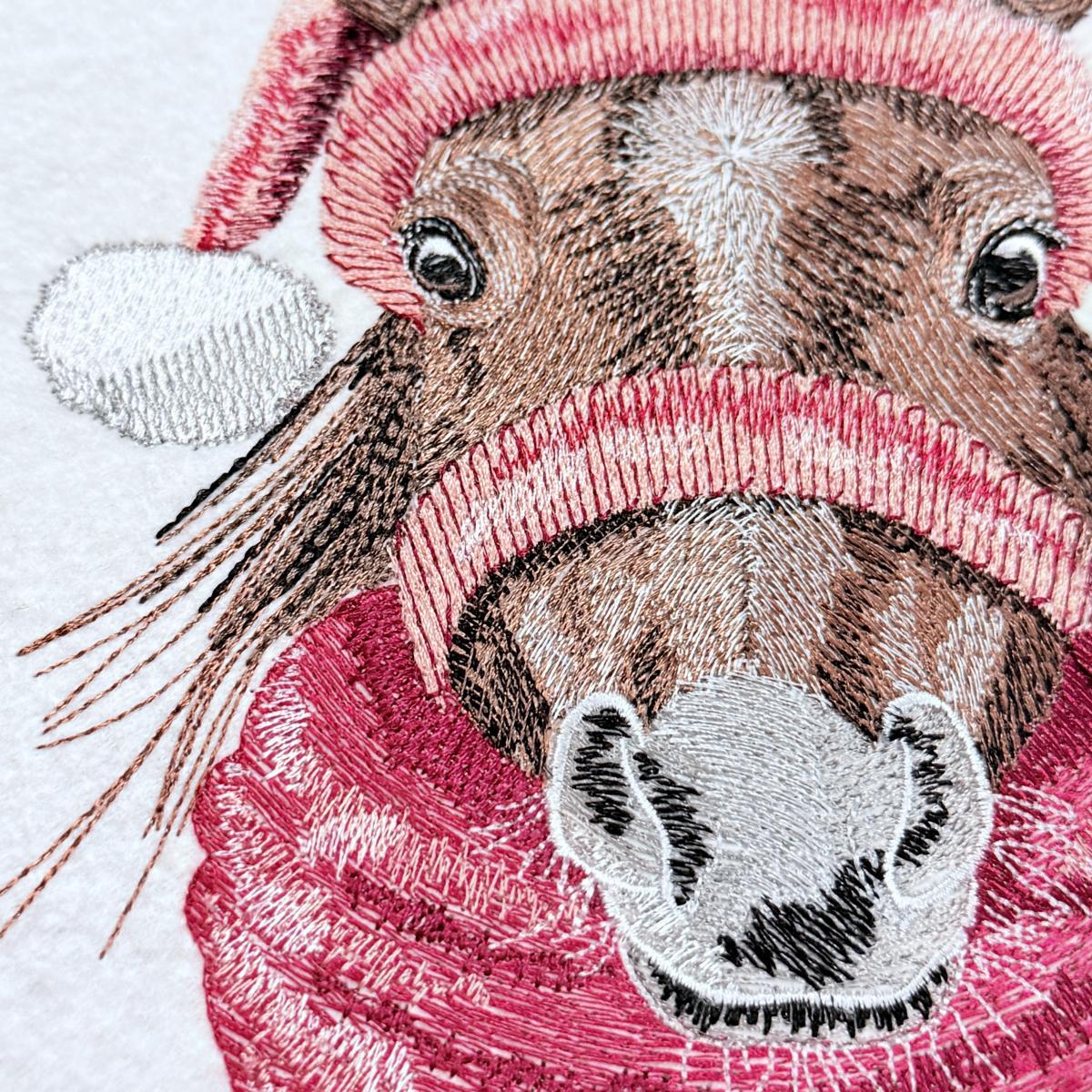Horse With Santa Hat - Free in Sep Value Pack