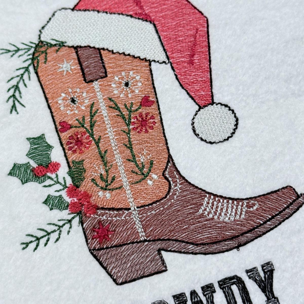 Howdy Holidays Cowboy Boots