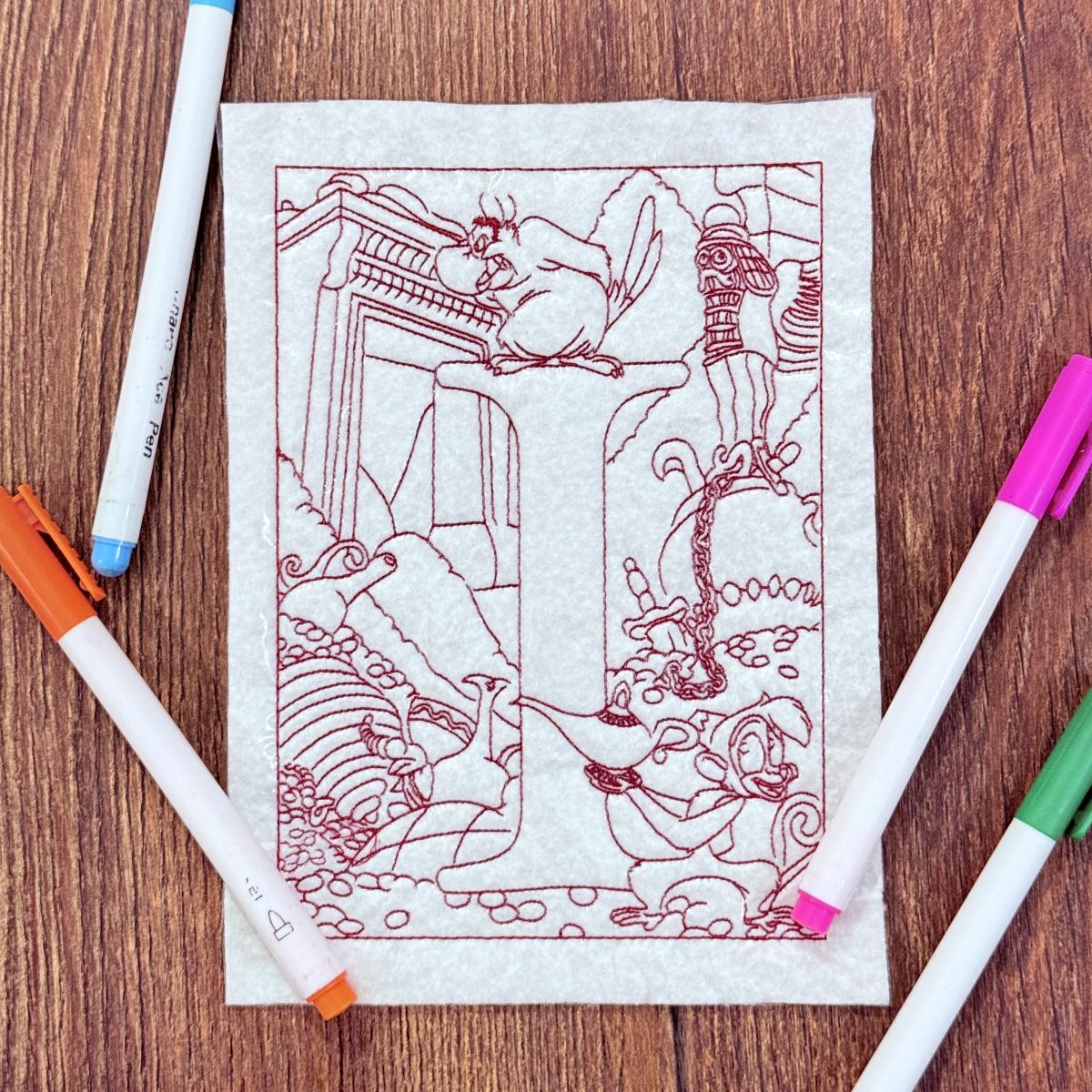 Letter I Coloring Page