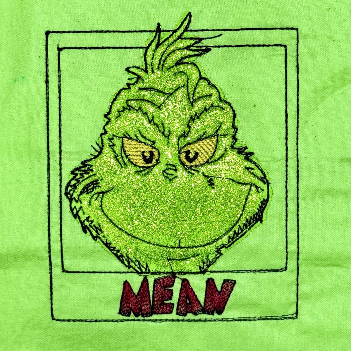Mean Christmas Thief Panel Block Mean Christmas Thief Panel Block
