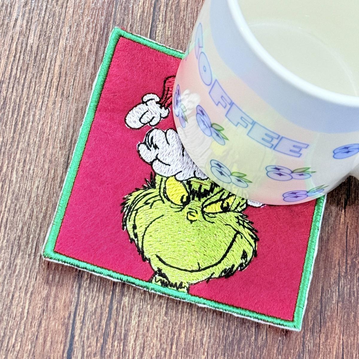 Naughty Christmas Thief Coaster ITH Naughty Christmas Thief Coaster ITH