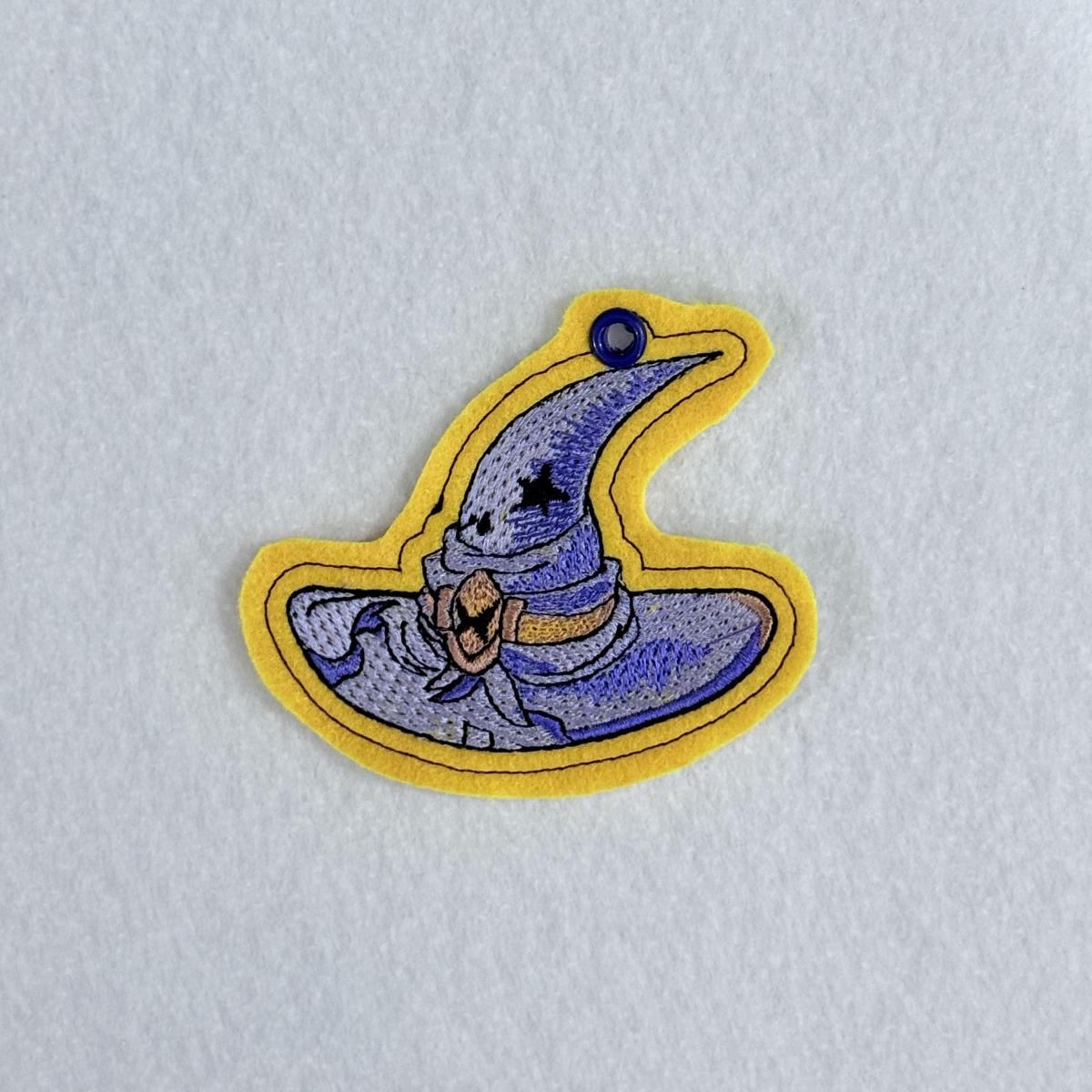 Purple Witch Hat Key Fob Purple Witch Hat Key Fob