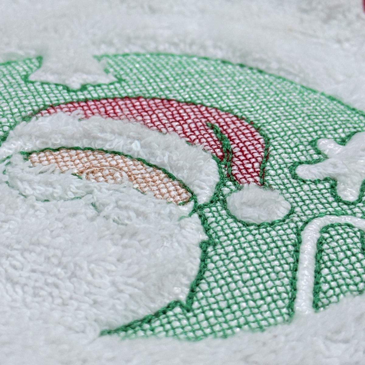 Santa Claus Face Embossed Santa Claus Face Embossed
