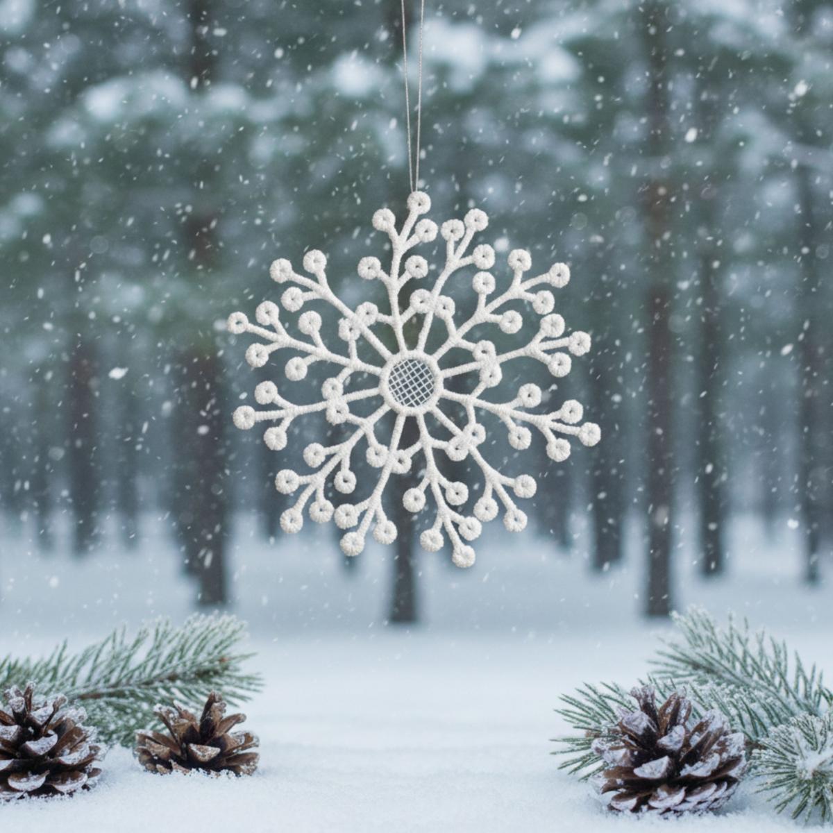 Snowflake FSL Ornament And Coaster Snowflake FSL Ornament And Coaster