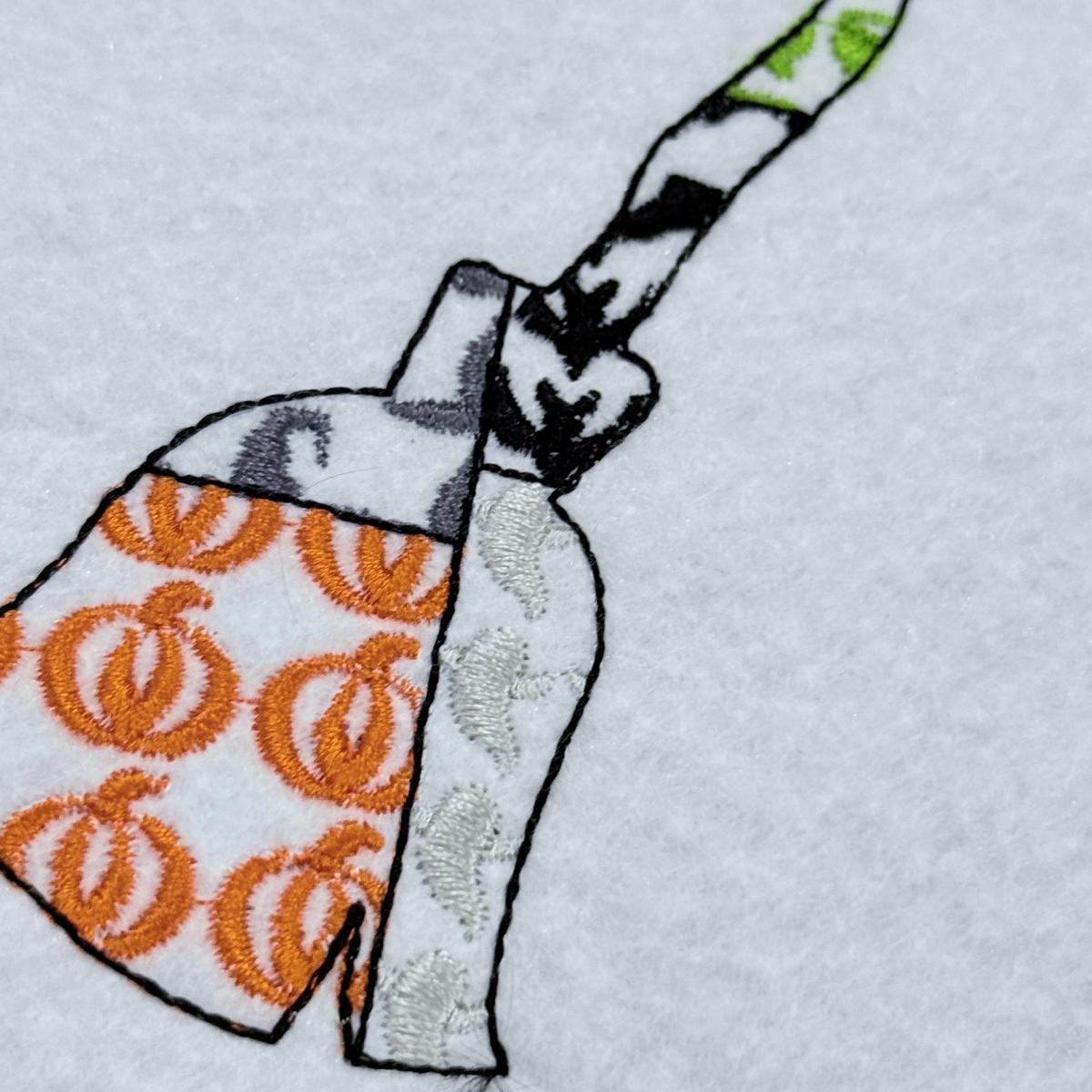 Spooky Broomstick Patch Work