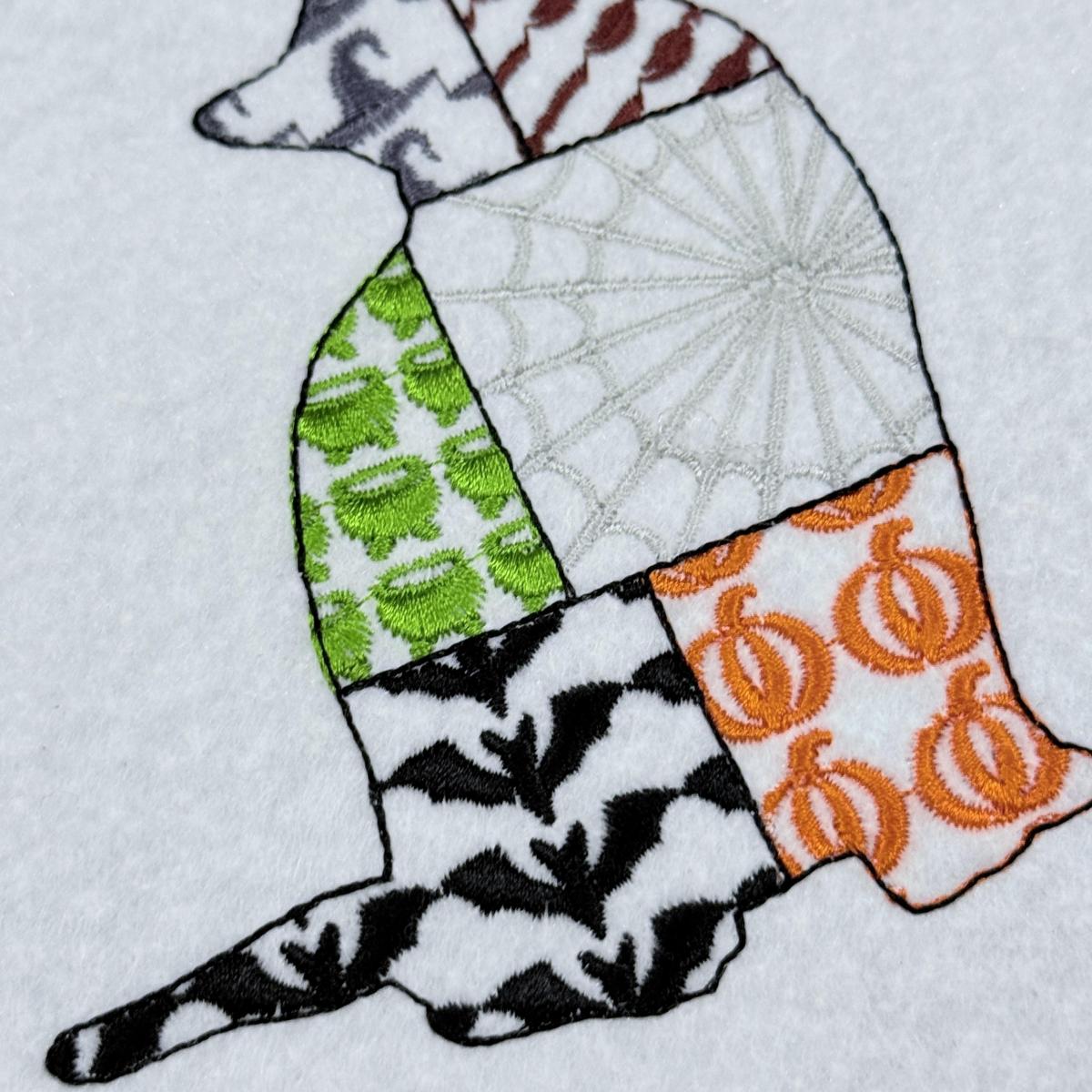 Spooky Cat Patch Work