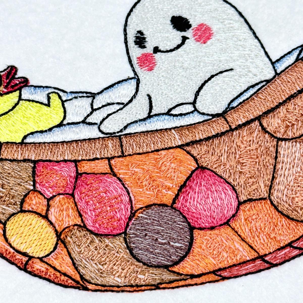 Stained Glass Ghost In a Tub