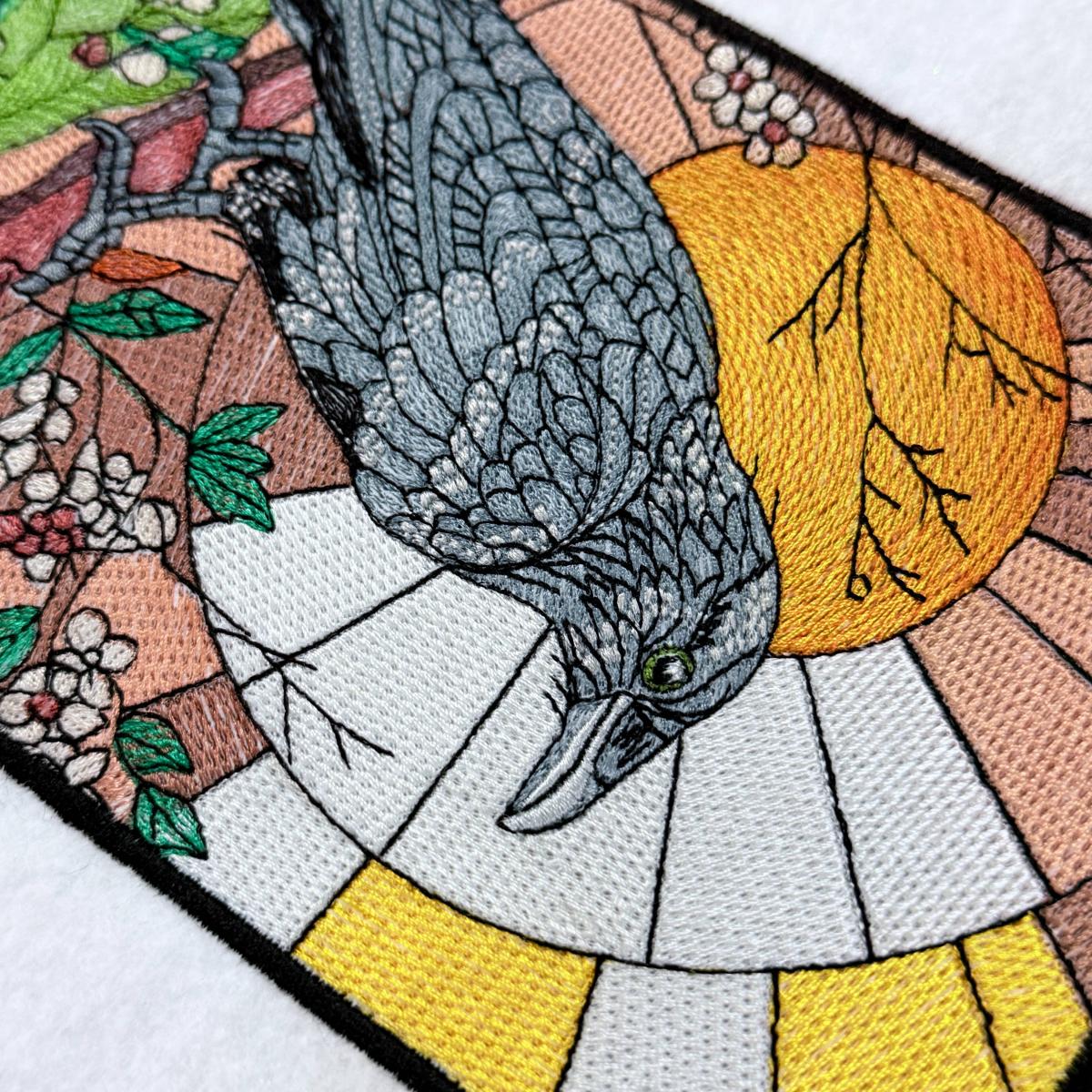 Stained Glass Raven Stained Glass Raven