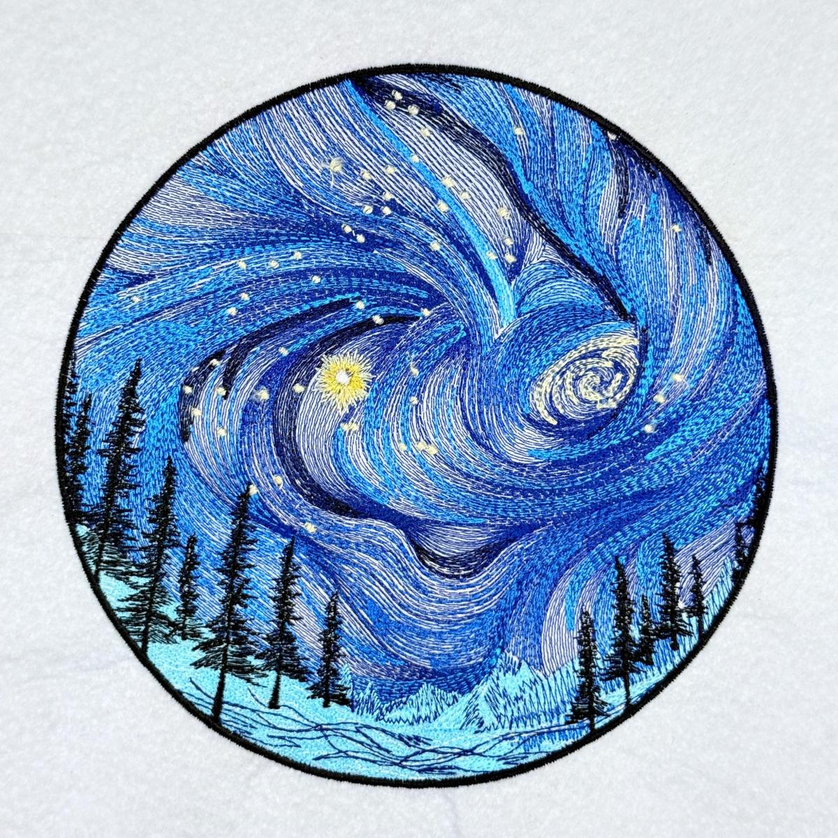 Starry Night Forest Starry Night Forest