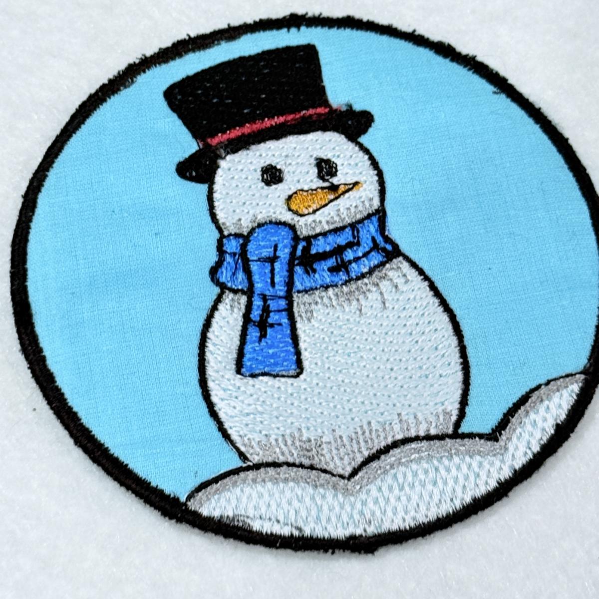 Winter Snowmen ITH Coaster Winter Snowmen ITH Coaster