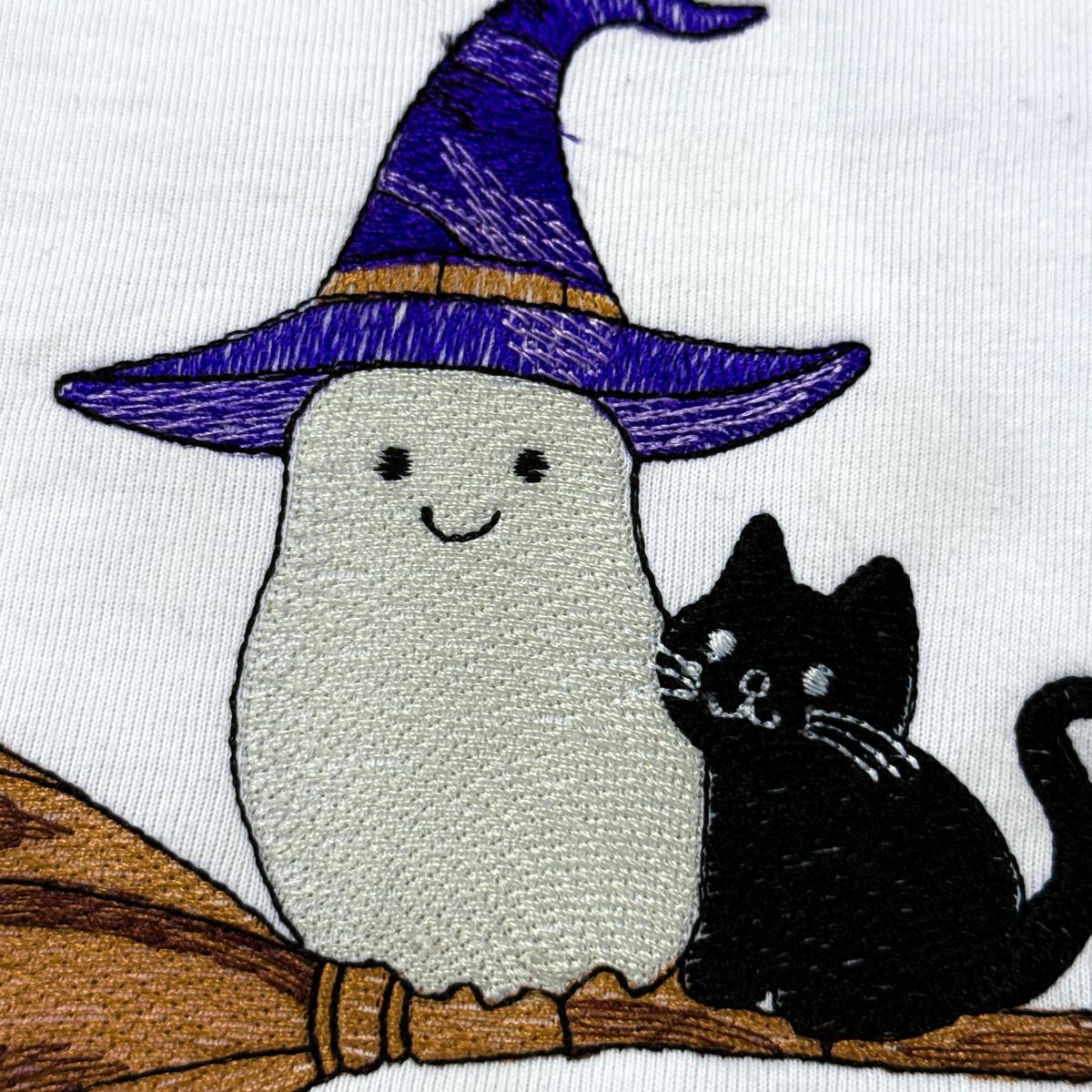 Witchy Ghost With Cat Witchy Ghost With Cat