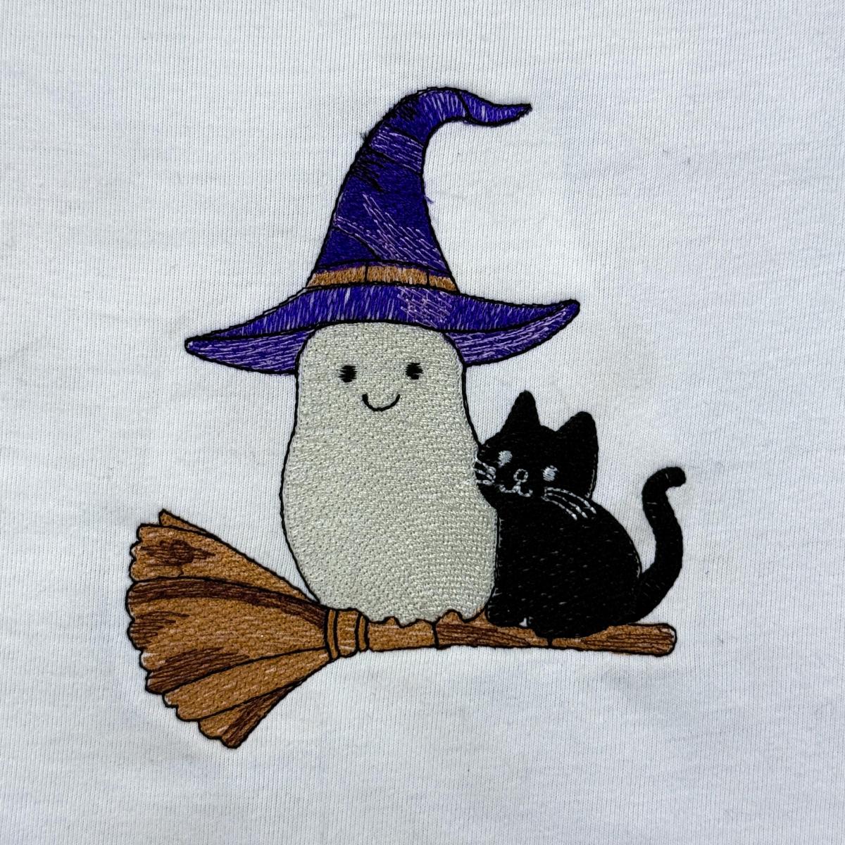 Witchy Ghost With Cat Witchy Ghost With Cat