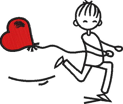 Lovely Boy Embroidery Design