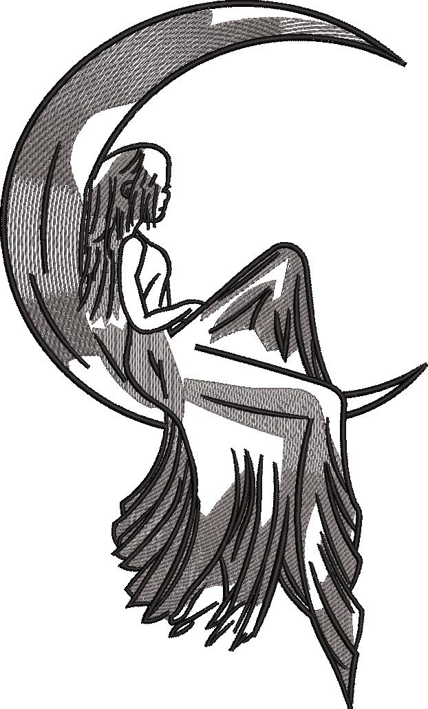 Girl On Moon