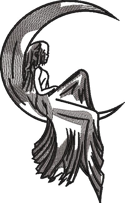 Girl On Moon
