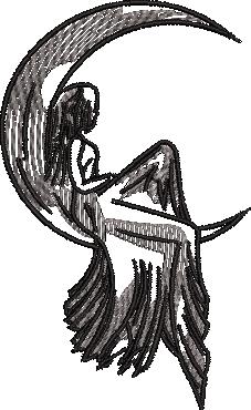Girl On Moon