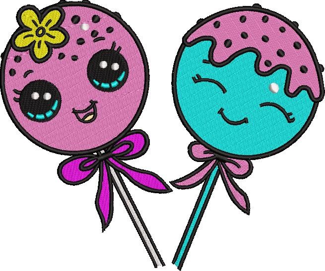 Candy Embroidery Pattern Candy Embroidery Pattern