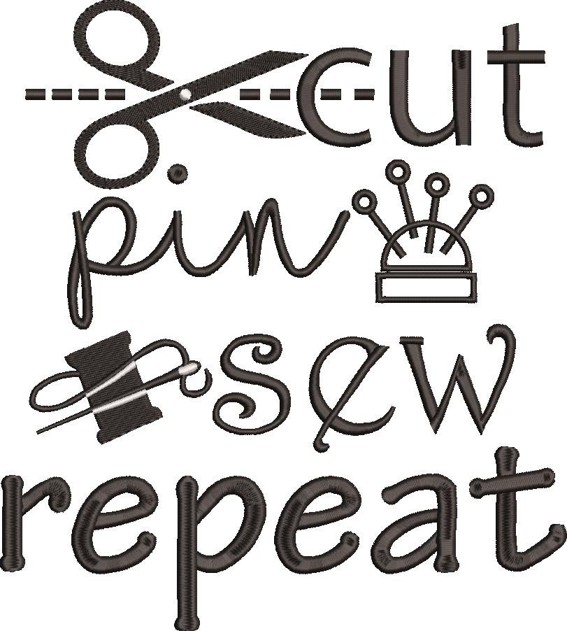 Cut Pin Sew Repeat Cut Pin Sew Repeat