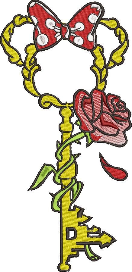 Key Embroidery Design Key Embroidery Design