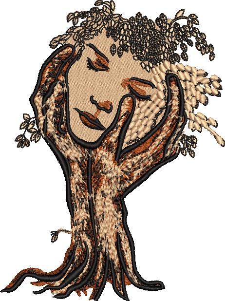 Girl Tree Hand Girl Tree Hand