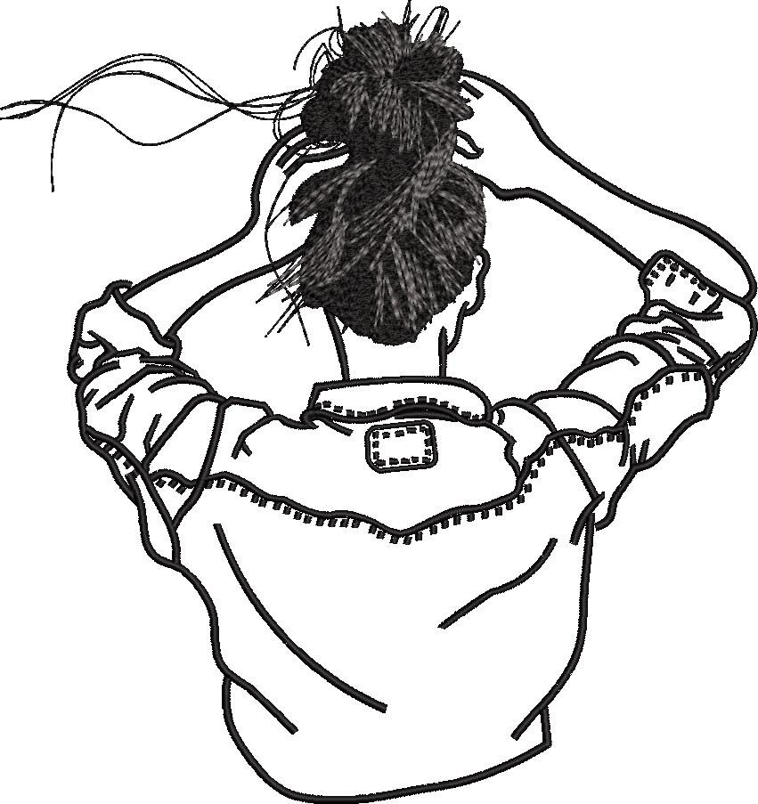 Girl Embroidery Design Girl Embroidery Design