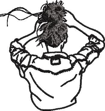 Girl Embroidery Design Girl Embroidery Design