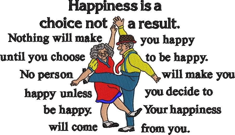 Happiness is your choice