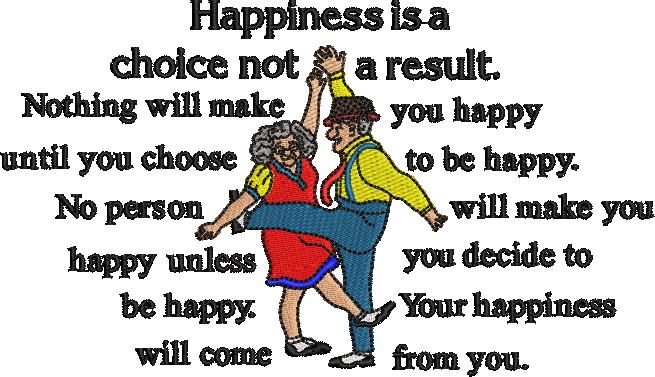 Happiness is your choice