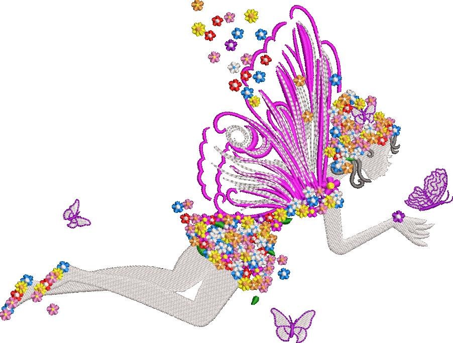 Flying Floral Fairy Flying Floral Fairy