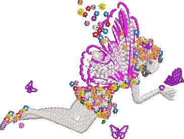 Flying Floral Fairy Flying Floral Fairy