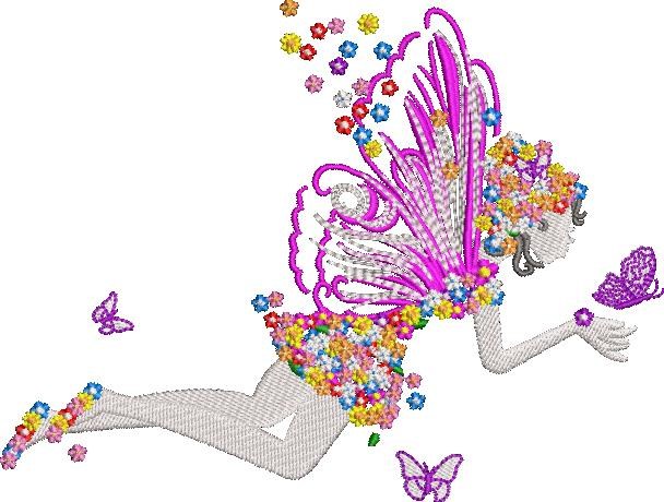 Flying Floral Fairy Flying Floral Fairy