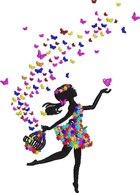 Butterfly Dancing Girl Butterfly Dancing Girl