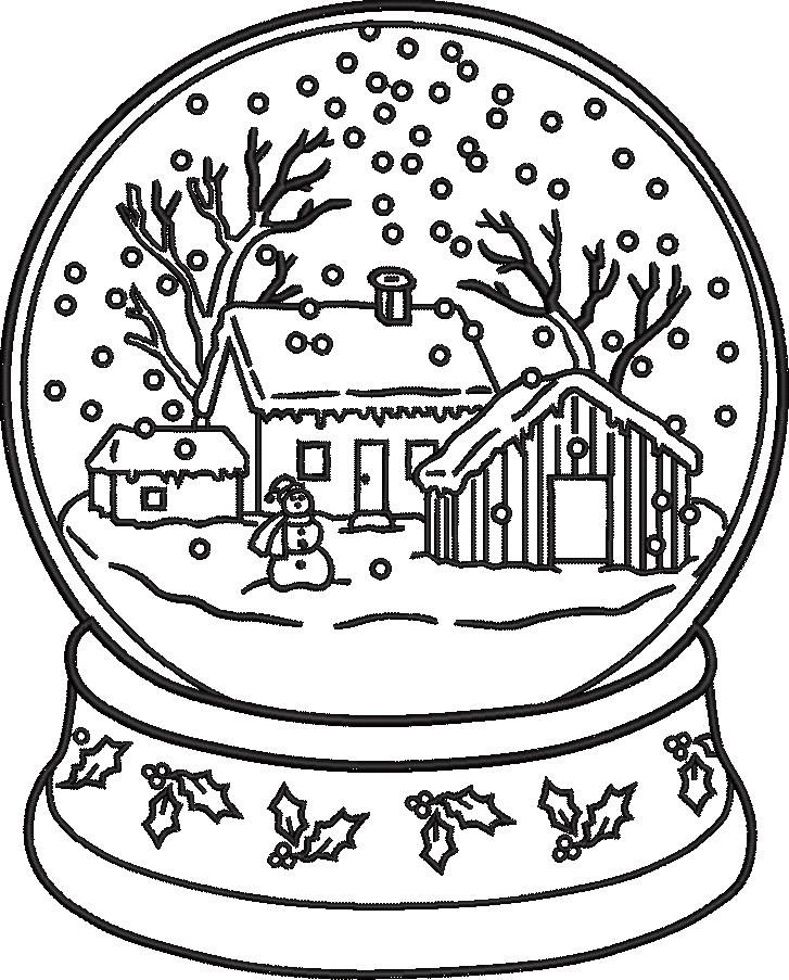 Winter Snow Globe Winter Snow Globe