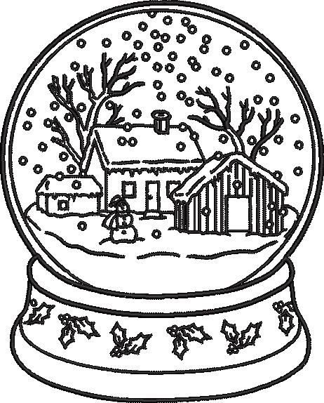 Winter Snow Globe Winter Snow Globe